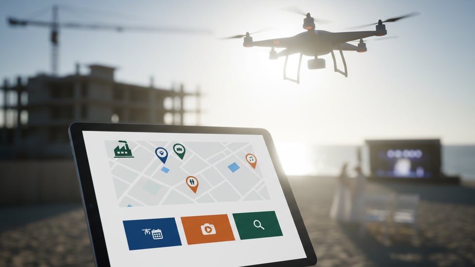 Estrategia de marketing digital para Webapp para Contratar Servicios Locales de Grabación con Dron