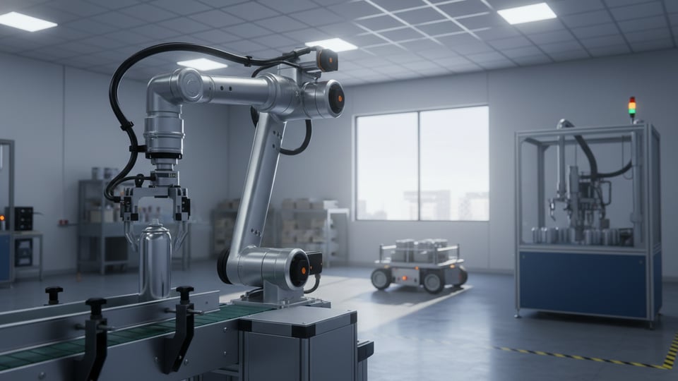 Estrategia de marketing digital para Solución de Automatización con Robótica e IA para Pymes de Manufactura en España