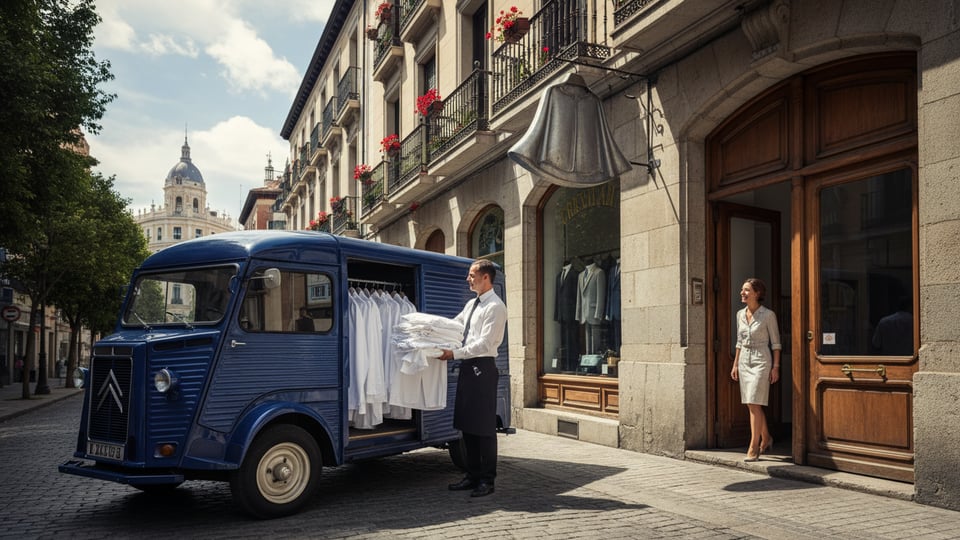 Estrategia de marketing digital para Servicio de Tintorería con Recogida y Entrega a Domicilio en Madrid