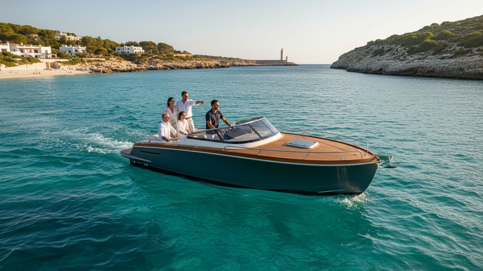 Estrategia de marketing digital para Servicio de Alquiler de Barcos Pequeños con Patrón en Menorca, Baleares