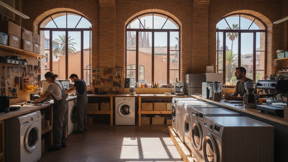 Estrategia de marketing digital para Estrategia de captación para taller de electrodomésticos en Barcelona