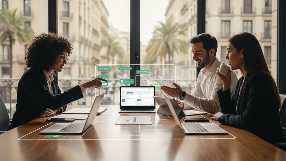 Estrategia de marketing digital para Generar Leads para SaaS de Chat WhatsApp en Comercio (España)