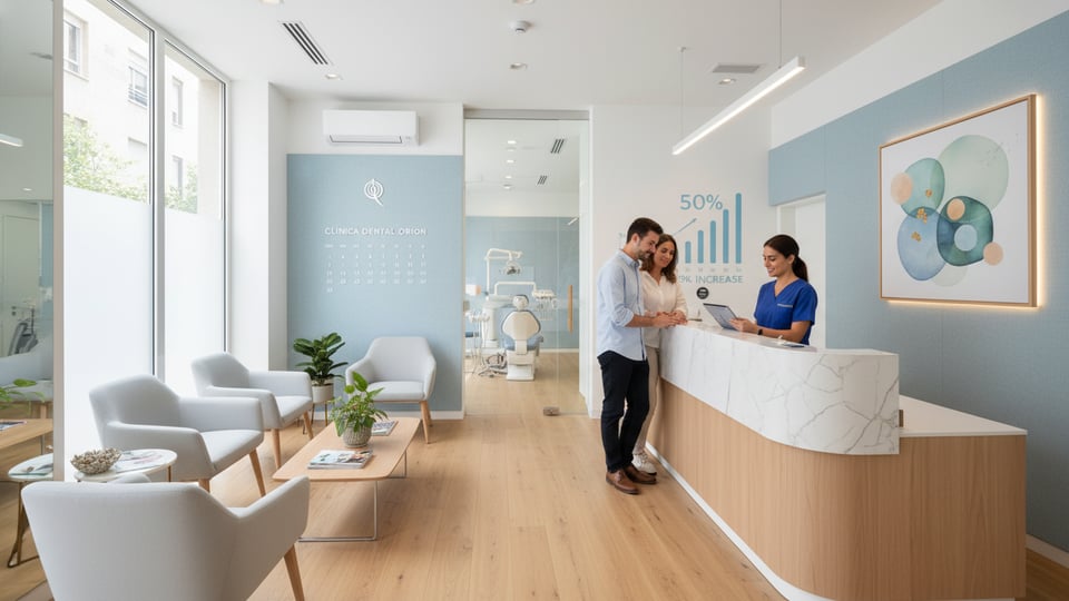 Estrategia de marketing digital para Plan de Captación para Clínica Dental Orion en Barcelona