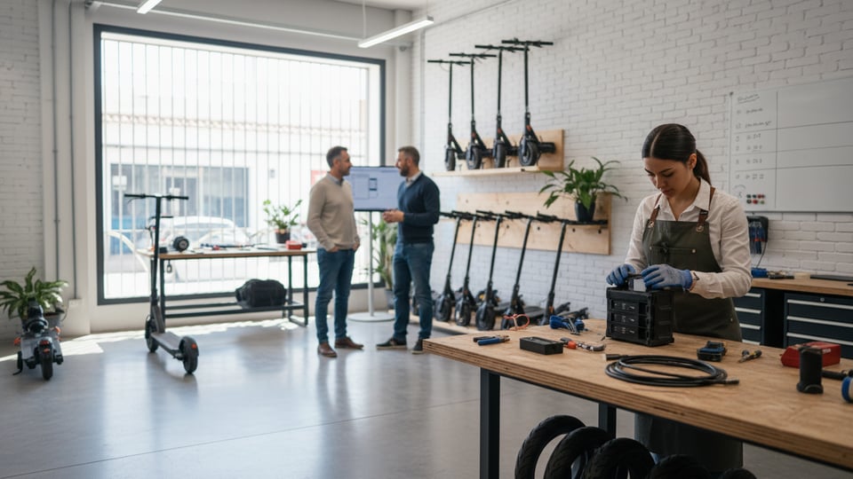 Estrategia de marketing digital para Estrategia para Captar Clientes para Taller de Patinetes en Roquetas de Mar